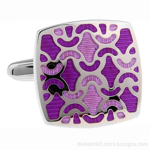 Wholesale Custom Men Engrave Cufflinks High Quality Cubic Cufflinks